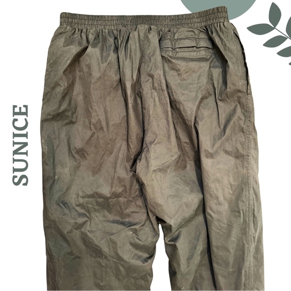 Men’s Sunice XL Black Outdoor Rain Pants with Zippers Waterproof Black - Picture 5 of 8